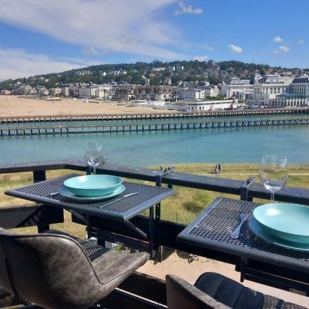 Mini-Duplex Cosy Avec Magnifique Vue Mer Deauville Exteriér fotografie